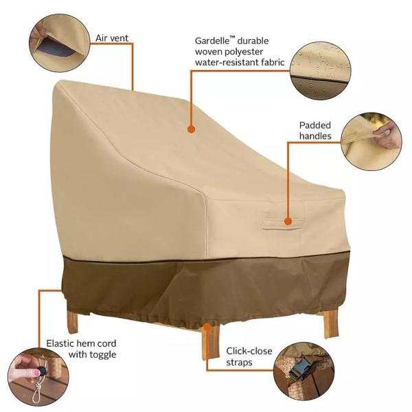 120cm Height Waterproof Patio Furniture Covers