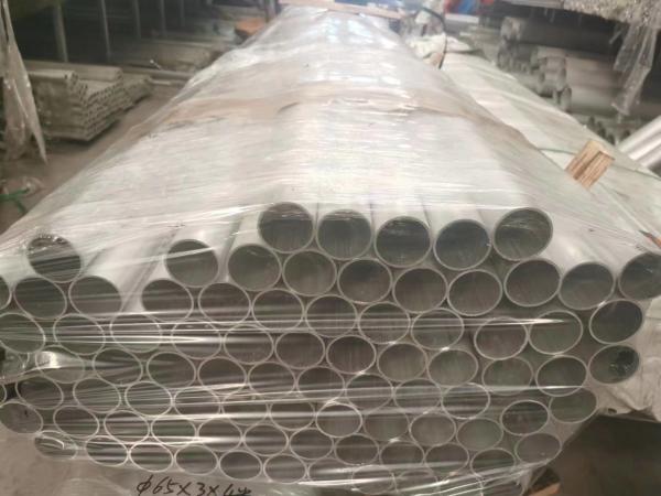 2017 Aluminum Alloy Round Pipe Silver Color Mill Finished 160mm