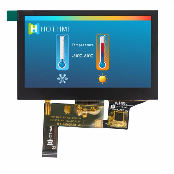 4.3 Inch TFT LCD Display Module | Capacitive Touch Panel | Optical Bonding