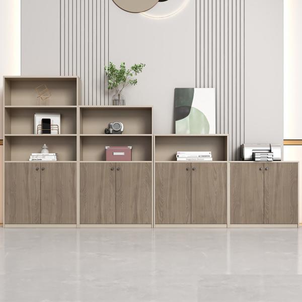 E1 Меламин Офисные шкафы для архивов Офисные шкафы для хранения с дверями и полками