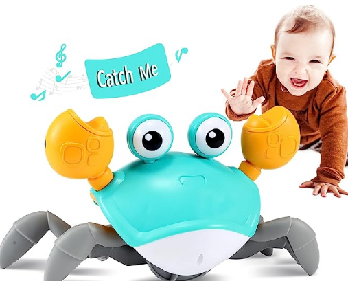 Made Unisex ABS Plastic Crawling Crab Toy for Early Education Educational Boy Gift Set