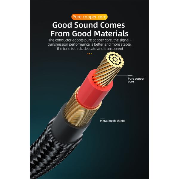 3.5mm AUX Cable Codo macho a macho conector de audio Cable 90 grados