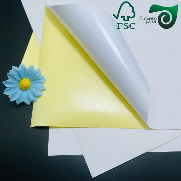 FSC High Gloss White C1S  Coated One Side  Art Paper  70gsm 80gsm For Product Labels