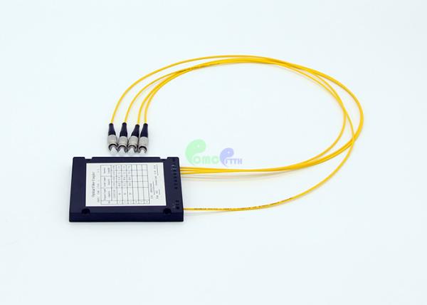 Accurate Coupling 1x3 Fiber Optic Coupler Low Insertion Loss Optical Cable Coupler