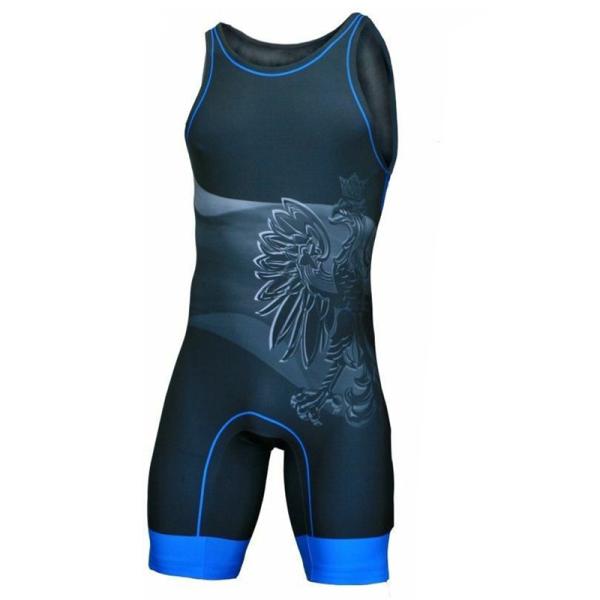 Breathable Mens Wrestling Singlet Shorts Multiscene Anti Pilling