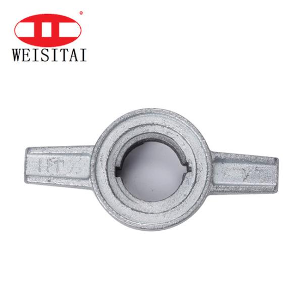 Peças de aço galvanizadas do andaime de Jack Base Nut 250KN