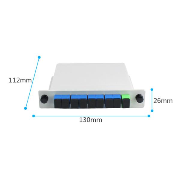 Splitter 1x8 оптического волокна цепи световой волны мультимодный для FTTX EPOM BPON