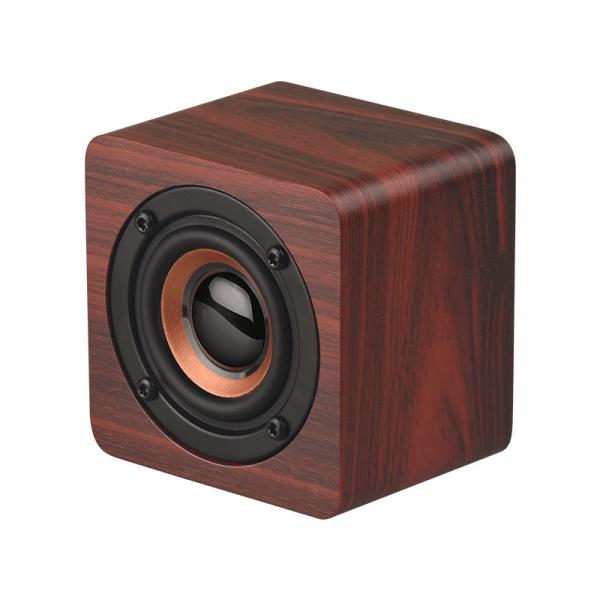 NO Display Screen Vintage Classic Wireless Wooden Speaker Strong Compatibility