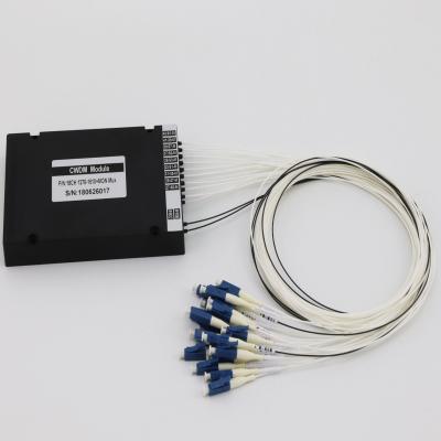 18CH LC UPC Fiber Optic CWDM DWDM AAWG Module 1270 ~ 1611nm Operating Wavelength