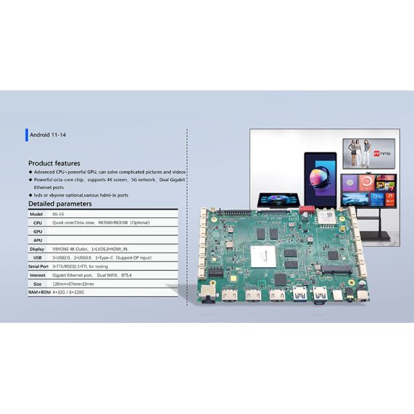 43‑Inch Zero‑Distance Wall‑Mounted Digital Signage Display, Commercial Wall‑Mount LCD Advertising Screen & Monitor