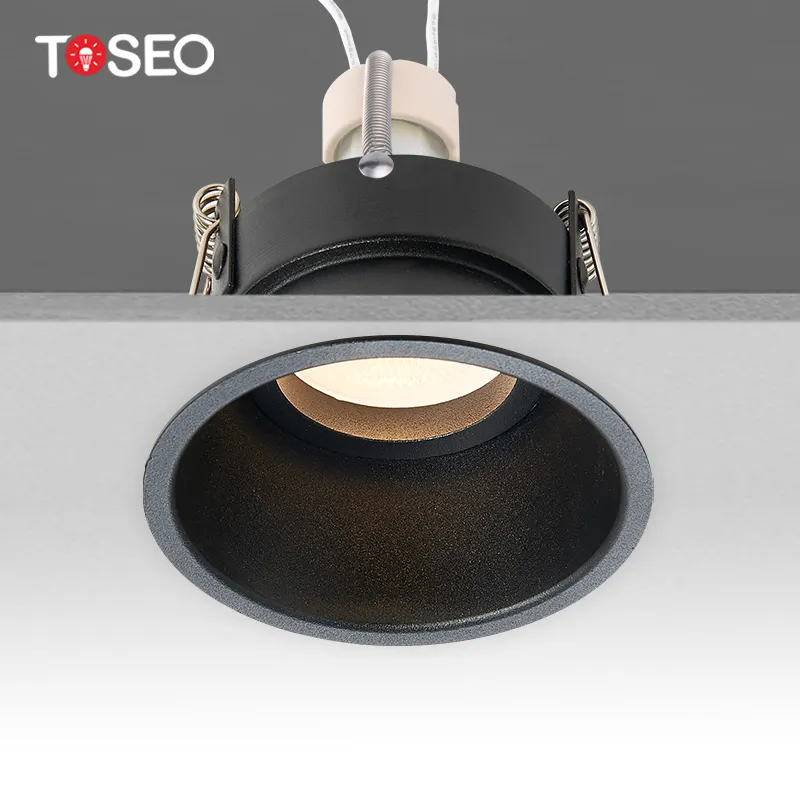 Алюминиевой СИД утопленное слепимостью Downlight чашки глубокой ямы потолочного освещения IP20 анти-