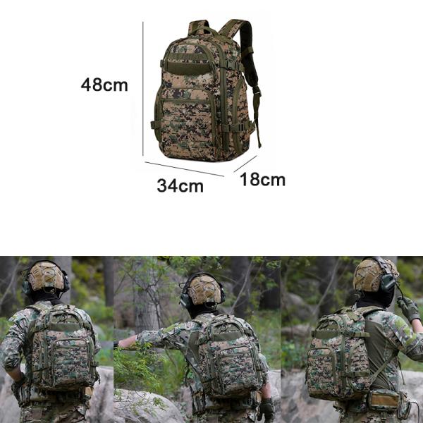 Multifunctional Tactical Backpacks 45L Waterproof Gym Military Hiking Backpacks