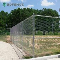 Heavy Duty Galvanized 8' High 6ft Diamond Mesh Fence Gate Panel