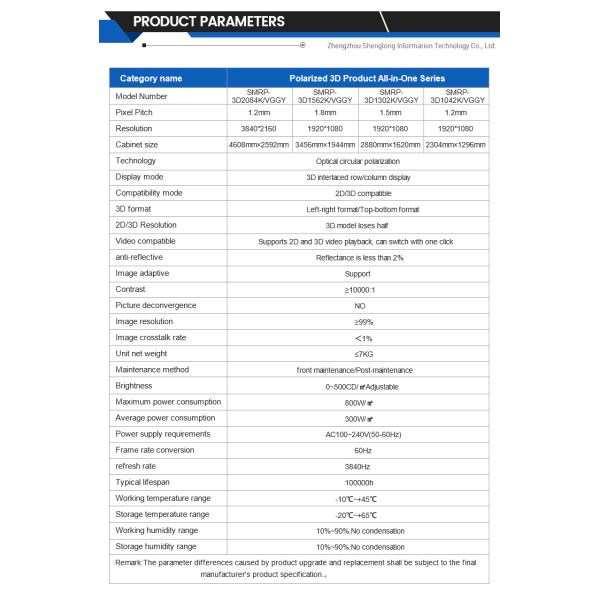 High Quality Indoor Polarized 3D Interactive Smart Multi-function All-in-One Conference Machine