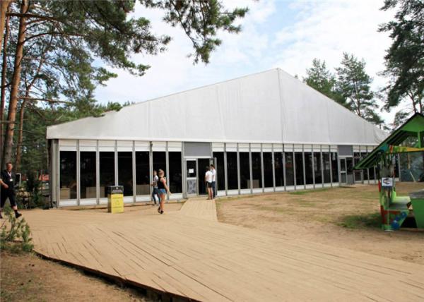 25m * 30m Permanently Installed Glass Wall Tents For Commercial Ceremony
