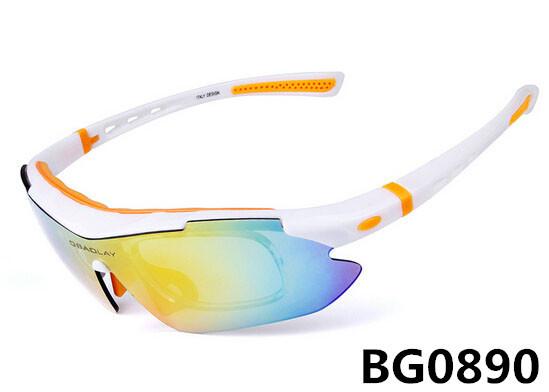 BG0890 Polarized Sports Men Sunglasses Road Cycling Glasses Mountain Bike Bicycle Riding Goggles Eyewear 5 Lens