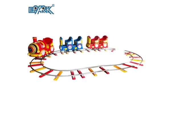 Amusement Park Electric Kiddie Ride On Train With Track My Train 5 Seats For Child