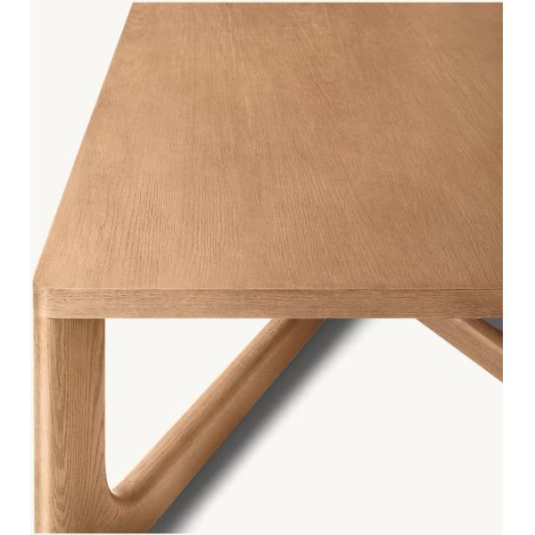 Living Room Modern Solid Wood Coffee Table Customized Lightweight 450mm