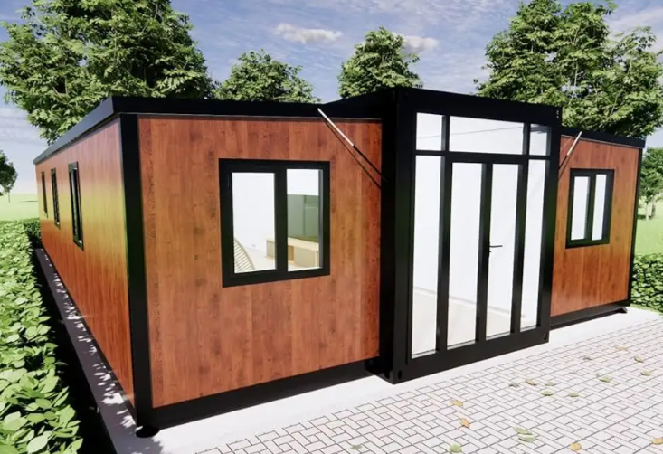 20-Foot Customizable Temporary Container Houses Eco-Friendly and Detachable for Bedrooms Coffee Bars Prefab Genre