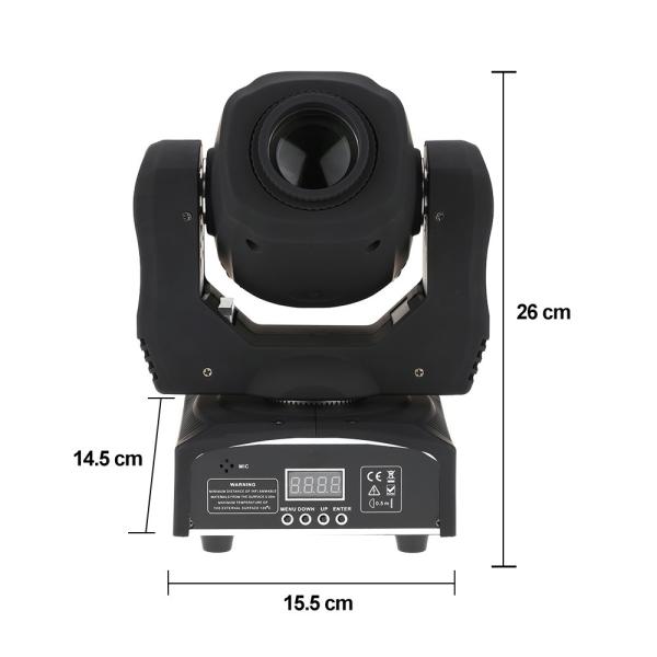 2 years warranty 60w mini gobo light steel beam RGBW light for stage