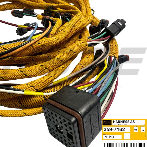 KBZE 3597162 359-7162 WIRING HARNESS AS-FRONT FOR CAT 950H 962H WHEEL LOADER