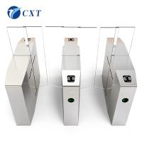 Community Glass Swing Turnstile High Speed Customizable Strong Self Protection Ability 510B