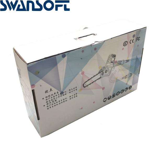 Swansoft 7 Wood Cutting Machine Single Hand 40V Battery Saws Electric Chainsaw