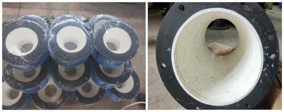 Alumin High Hardness Ceramic Lined Cyclone Corrosion Resistance
