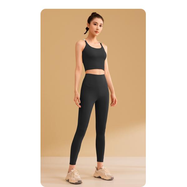 Polyester Spandex Blend Active Lifestyle Wear Rectangle Frame Apparel Ideal For Fitness Training Running Yoga And Casual Wear