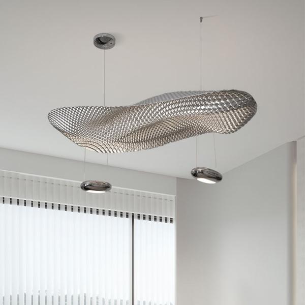 Modern Living Room LED Ceiling Lamp Acrylic Chandelier Pendant Light