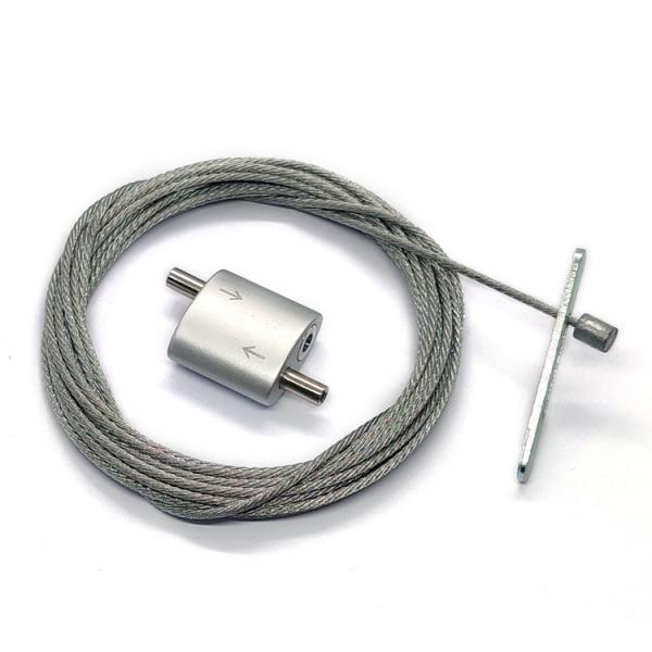 Adjustable Side Exit Cable Grippers With Hook For Aircraft Stainless Wire Rope