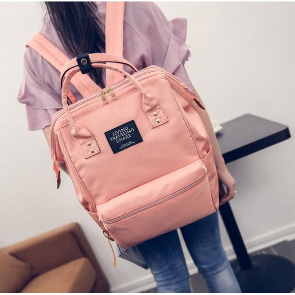 Japan and South Korea women casual canvas shoulder bag large capacity travel bag computer bag backpack school students
