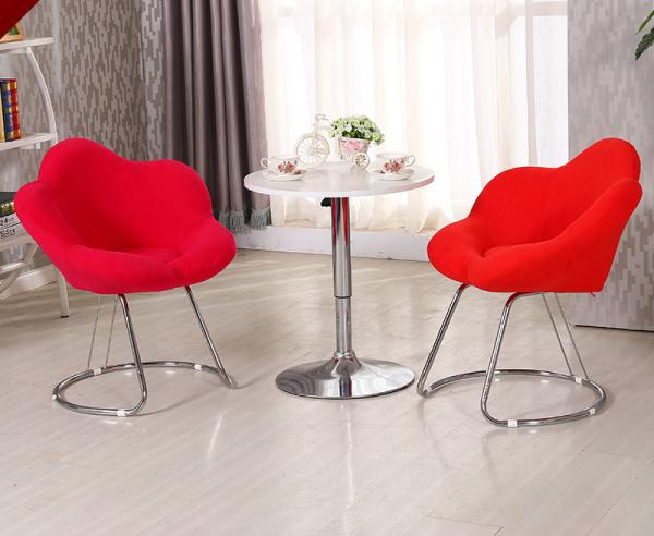 Commercial Modern Metal Chairs , Antique Upholstered Dining Chairs With Metal Legs