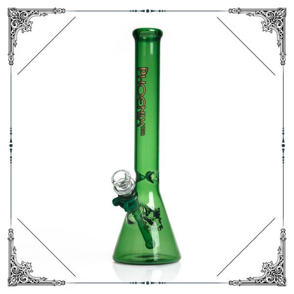 Full Colorful Glass Beaker Bong Heady Glass Smoking Water Pipe Ice Bongs Hookah 13.5''