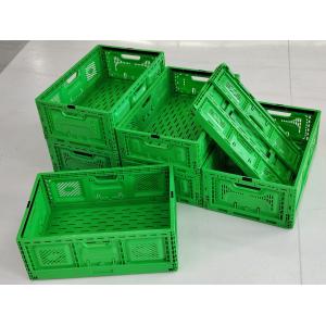 Plastic Foldable Crate Heavy Duty Storage Vegetable Crates Collapsible Plastic Crate