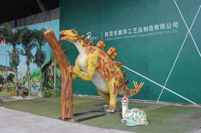 Dinossauro Animatronic realístico das cores feitas sob encomenda vivos exteriores para crianças