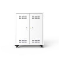 4 rodas 30 entalham o armário de carregamento de Chromebook com ventiladores de refrigeração