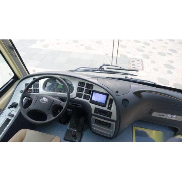Used Yutong Bus ZK6107 49 Seats Left Steering Airbag Chassis Yuchai Rear Engine Low Kilometer