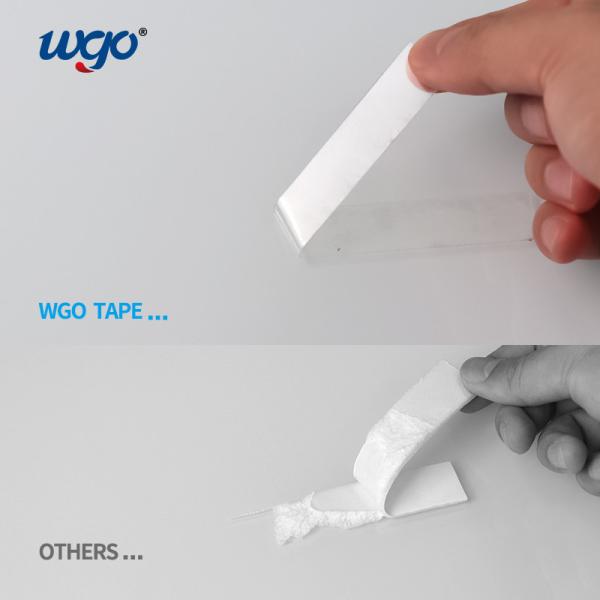 Self Adhesice Damage Free Washable Double Sided Mounting Tape Strong Restickable
