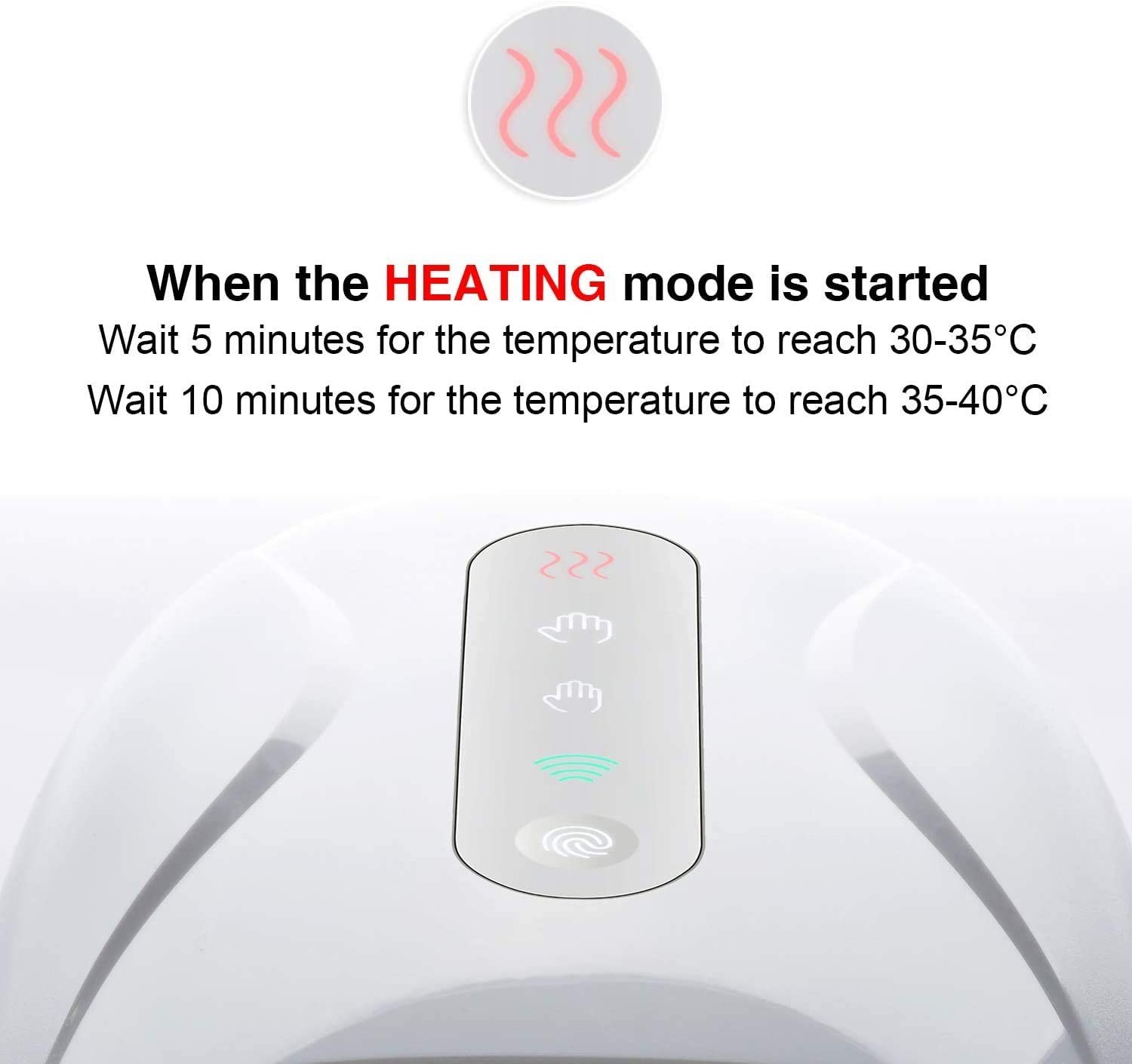 Massager руки бесшнурового инструмента массажа руки 1800mAh электрический с жарой