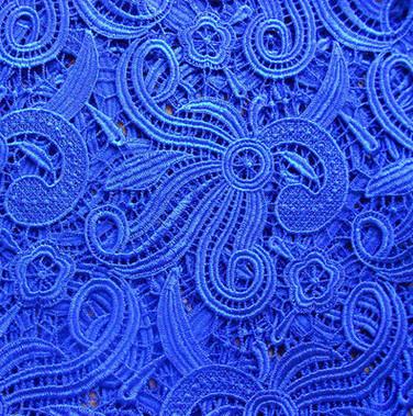 100% Polyester Water Soluble Embroidery   Fabric with Different Color
