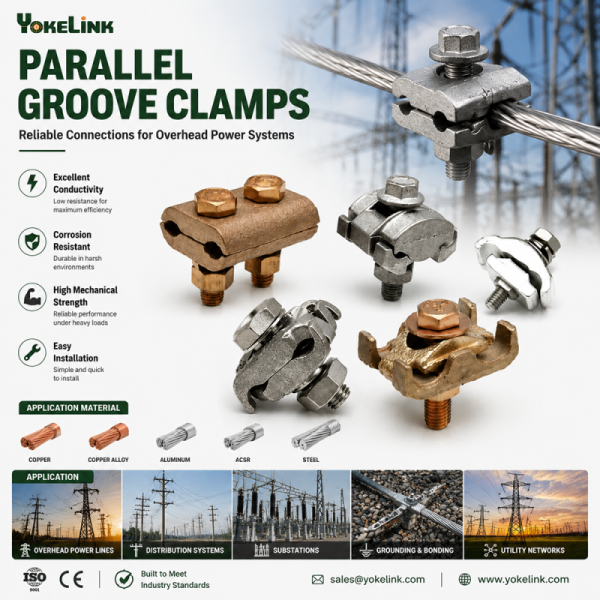 Universal Copper & Aluminum Parallel Groove Clamp | Electrical Cable Connector Clamps