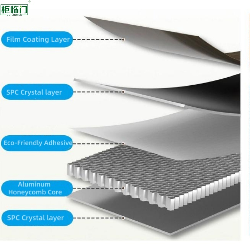Waterproof SPC Honeycomb Panel For Hotel Commercial Interior Decoration