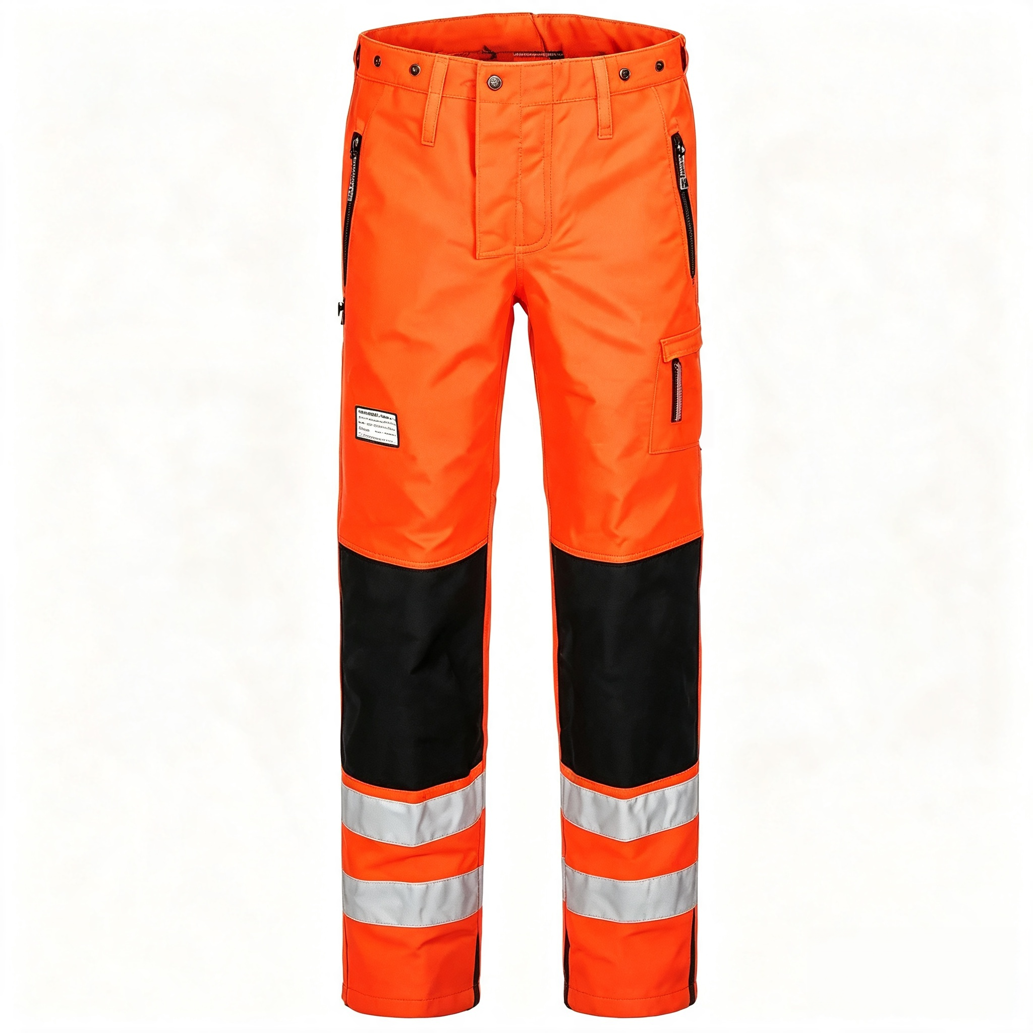 Durable Work Bib Pants Adjustable Power Washing Clothing High Visibility