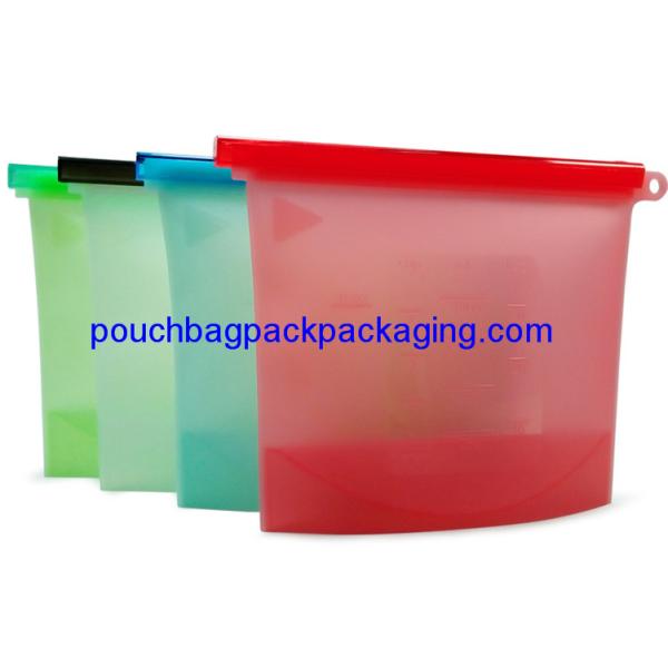 Reusable Silicone Food Storage Bag Food Grade Vegetable Storage Bag