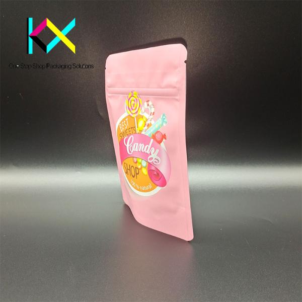 Custom Logo Printed Pet Food Packaging Bags 110um Thickness Moisture Resistant