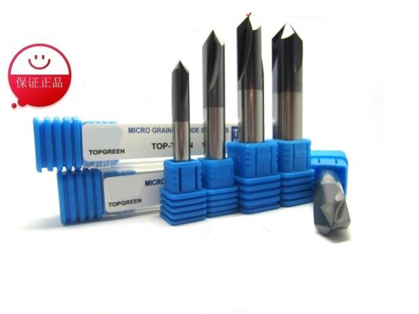 AlTIN Black Colour 4mm / 5mm / 6mm Chamfer End Mill 90º  Angle Upto HRC50