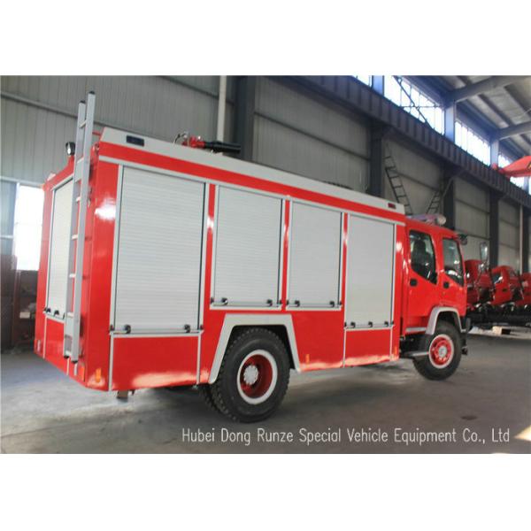 ISUZU FVR EURO5 Water Foam Fire Fighting Vehicles For Fireman Department
