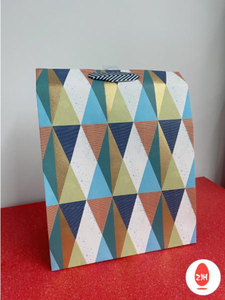 Boutique Bow Gift Packing Bags Candy Luxury Paper Bag Die Cut Handle