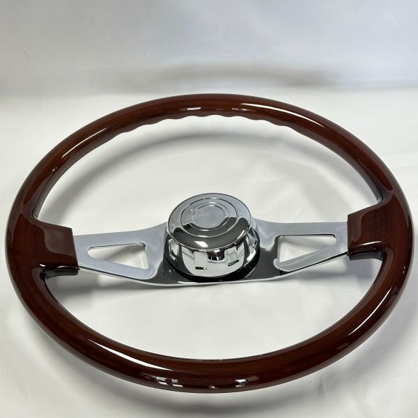 18 Inch Aftermarket Walnut Wood Steering Wheels For Classic Trucks